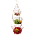 thumbnail image 3 of Destyer 3-Tier Fruit Vegetable Basket Stylish and Practical Kitchen Organizer Copper 1Set, 3 of 6