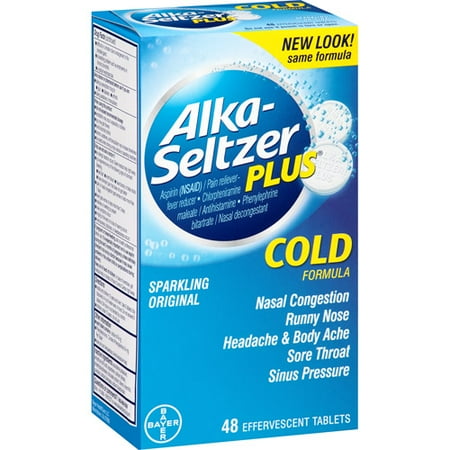 Alka-seltzer As Pl Cold Form Spark Orig 48s 2dz Wm