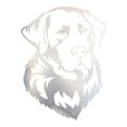 thumbnail image 2 of Zeus Art Sculpture Wide Application Vivid Stainless Steel Labrador Dog Pattern Sculpture Model for Garden, 2 of 7