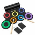 thumbnail image 1 of DJN Drum Set 7 Pad Electronic Drum Set With Headphone Included Roll Up Drum Pad For Kids Great Holiday Xmas Birthday Gift Toys and Hobbies Arts & Crafts & DIY toys, 1 of 4