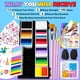 thumbnail image 3 of Kit de pintura facial Drawdart Rainbow de 12 x 10 g y paleta de purpurina, 3 of 8