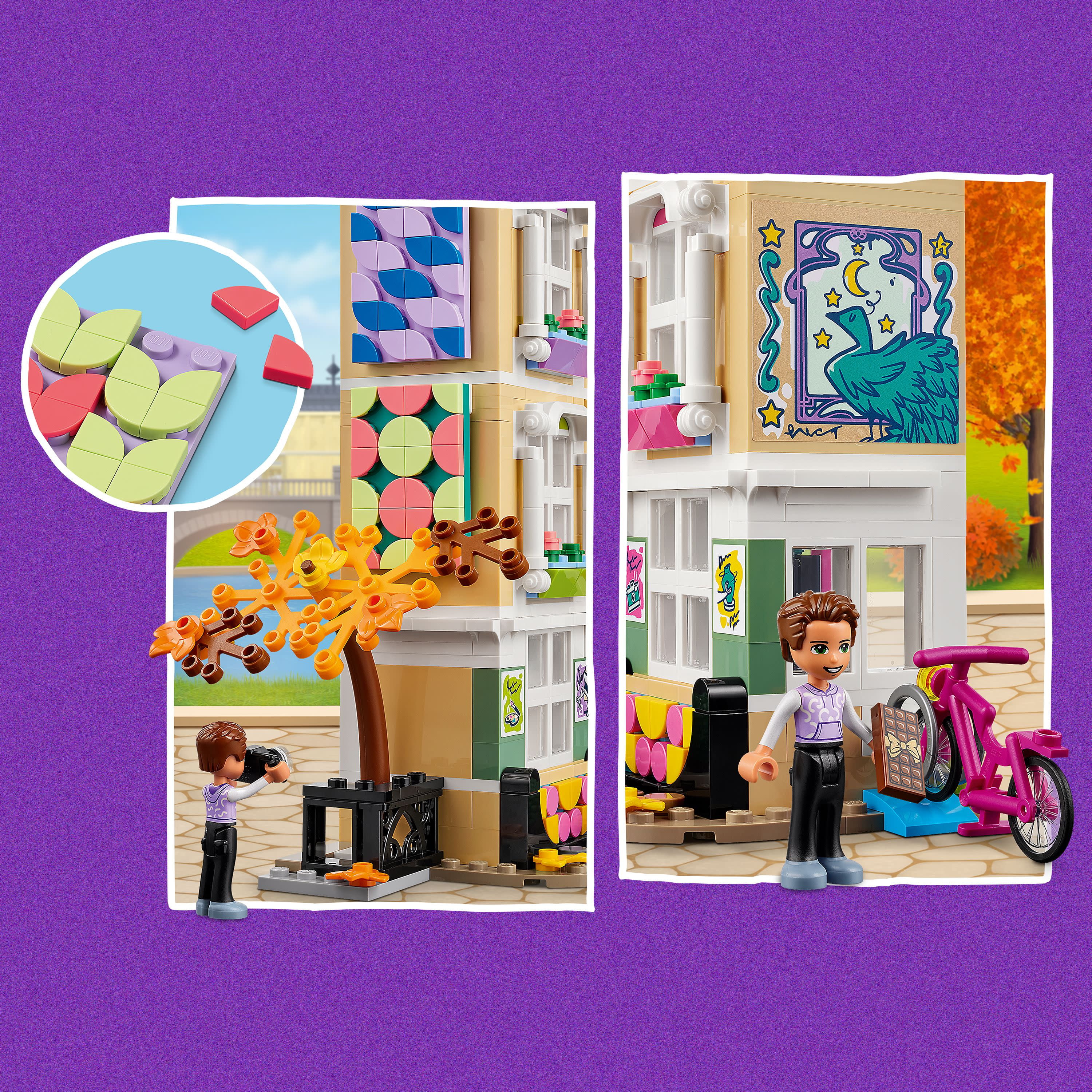 LEGO® Friends Emma's Art School 41711 Building Set, 844 Pieces - Macy's