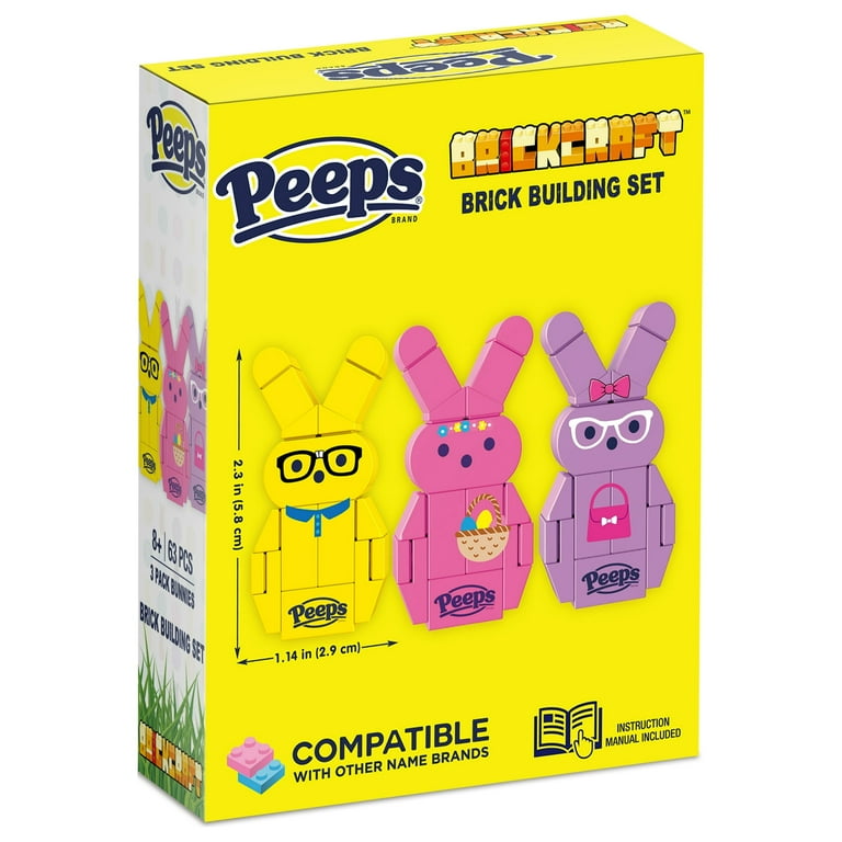 Brickcraft Peeps Easter Brick Building Kits – Multi-Pack - Walmart.com