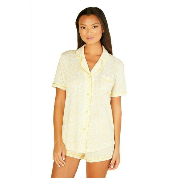 Cosabella Women's Bella Printed Short Sleeve Top & Boxer Pj Set - AMORP9622