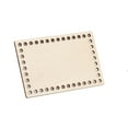 thumbnail image 2 of Wooden Bag Base for DIY Knitting and Crochet, Round Hollow Board with Pre-Drilled Holes, Craft Accessory for Handmade Crochet Bags, 15x10cm, 2 of 4