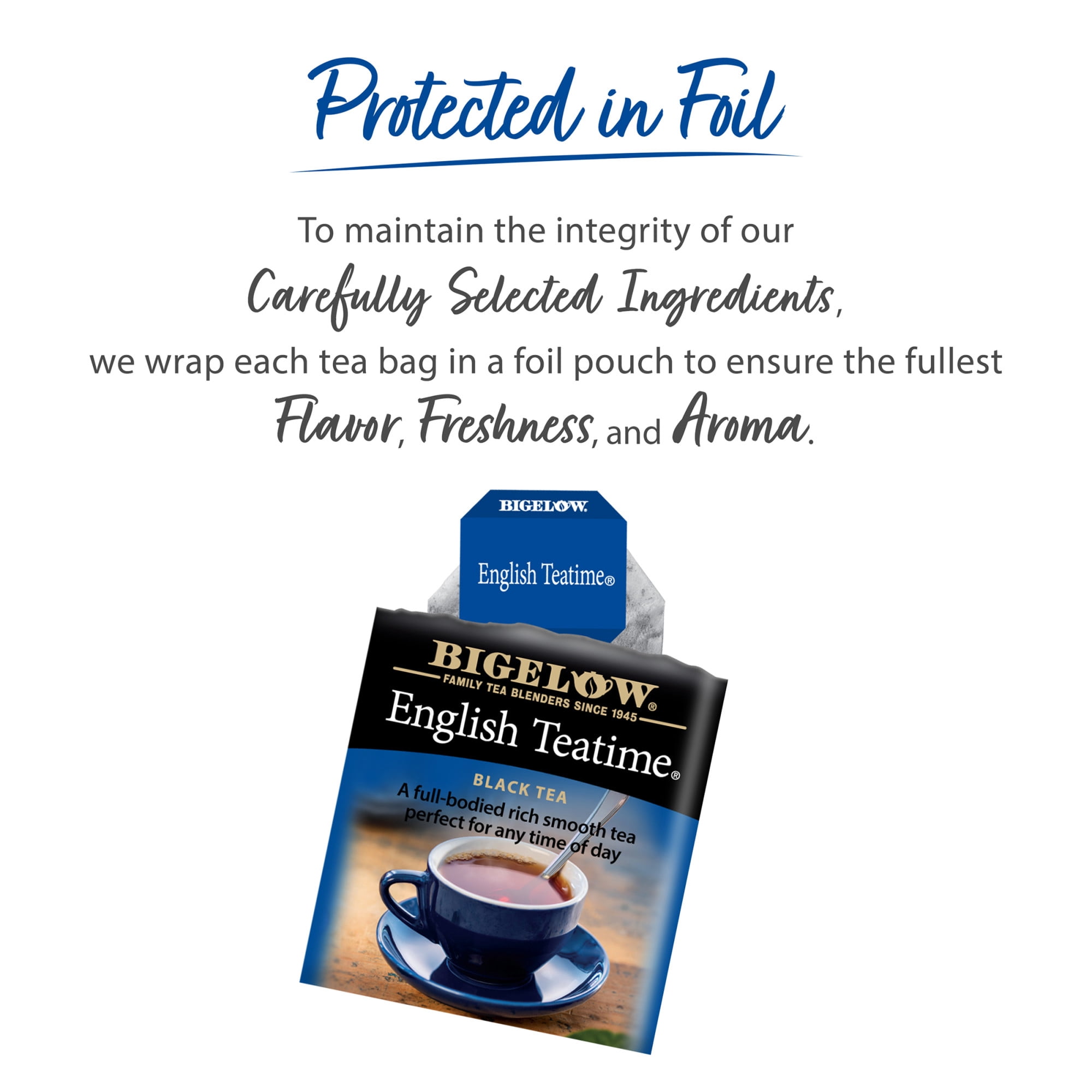 (3 pack) Bigelow English Teatime, Black Tea, Tea Bags, 20 Count