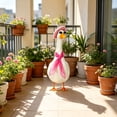 thumbnail image 5 of Nkmbld Porch Goose Clothes for 23" Lawn Cement Plastic Goose Statue Decor, Porch Goose Decorations for All Seasons Outdoor Patio Yard Lawn, 5 of 8