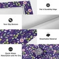 thumbnail image 6 of Purple Pink Wildflowers Outdoor Rug for Patio/Deck/Porch, Non-Slip Large Area Rug 4 x 6 Ft, Pastoral Botanical Leaves Indoor Outdoor Rugs Washable Area Rugs, Reversible Camping Rug Carpet Runner, 6 of 8