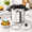 10.5 Quarts, variant on 10.5 Quarts Stainless Steel Cooker with One-Hand Locking and 3 Settings