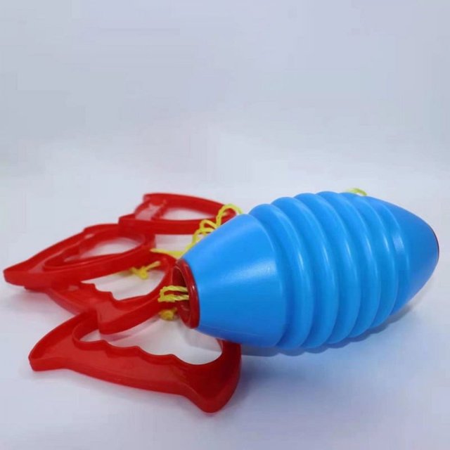 LEEYNEERRally Ball Parent-Child Interaction Fitness Training Bouncy Ball Curved Model Blue