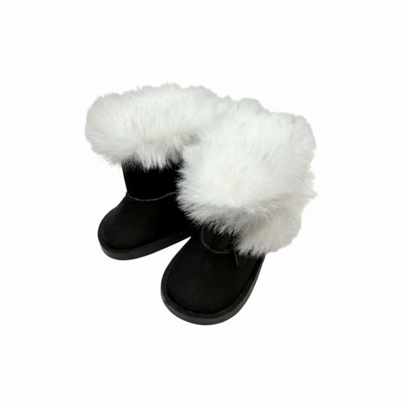 EHJRE Doll Boots Snow Boots Miniature with Soft Textile Material Cozy Lining for 1/6 Dolls Children Hobbyists and Collectors