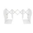 thumbnail image 1 of Office Book Support, White Large Metal Material Cute Simple Bookends Flexible Regulable  For School For Home, 1 of 8