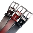 thumbnail image 4 of Bangcool Ceinture de Taille pour Homme Vintage à Boucle à Ardillon Ajustable Ceinture Décontractée de Robe Ceinture pour Jeans, 4 of 7