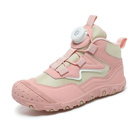 

Ediodpoh Children s Five Finger Warm Thick Winter Shoes Boys And Girls Shoes Large Children Snow Boots kids winter boots Pink 12.5