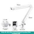 thumbnail image 5 of Mic Arm Stand for Recording,Podcasting,Adjustable Suspension Boom Scissor Arm Stand with Filter,Shock Mount, 5 of 5