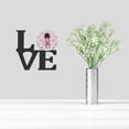thumbnail image 2 of Carolines Treasures BB5180WALV Ballerina African American Long Hair Metal Wall Artwork LOVE 12X12 multicolor, 2 of 2