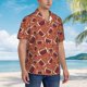 thumbnail image 3 of Fotbe American Football1 Camisa Hawaiana para Hombre Unisex – Camisa Casual de Verano con Botones de Manga Corta de Algodón y Lino,Large, 3 of 7