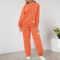 thumbnail image 2 of Casual Tracksuit Hooded Sweatshirt With Pocket Pants Comfortable Two Piece Outfit For Athletic Leisure, 2 of 4
