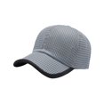 thumbnail image 2 of Gorra de béisbol Sombrero de malla Sombrero de visera transpirable Sombreros de papá Sombreros de béisbol ajustables Gris jinwen Gorra de béisbol, 2 of 8