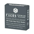 Facón Japanese Stainless Steel Single Edge Razor Blades, 100 Count ...