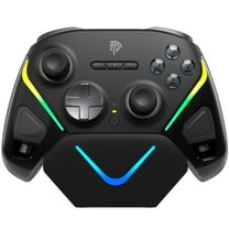 EasySMX D10 Wireless Gaming Controller for PC/Android/iOS/Switch/Steam, with Charging Dock,TMR Joysticks,Dual-Mode Triggers,6-Axis Gyro,Programmable Buttons
