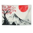 thumbnail image 5 of Acheng Japanese Decor Large Tapestry, Asian Anime Mount Fuji Red Sun Tapestry Wall Hanging for Bedroom, Japanese Art Cherry Blossom Decorations Tapestry Beach  College Dorm  60x40in, 5 of 7