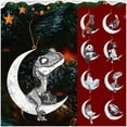 thumbnail image 1 of Teissuly Christmas Animals Sitting on The Pendant Christmas Outdoor Decorations Wood Christmas Ornaments Window Wall Hanging Ornament Living Room Decoration Teissuly WER202310164018, 1 of 9
