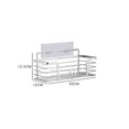 thumbnail image 2 of Adhesive Shower Caddy, Shower Shelf, Rustproof SUS304 Stainless Steel Shower Organizer Storage, Large Capacity for Kitchen Bathroom Accessories, Shamp, 2 of 3