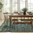 thumbnail image 4 of Wondo Floral Washable Rugs, 4x6 Area Rug for Living Room, Soft Large Boho Bedroom Rug, Botanical Non Slip Ultra Thin Floor Carpet for Dining Room Nursery Office, Yellow, 4 of 7