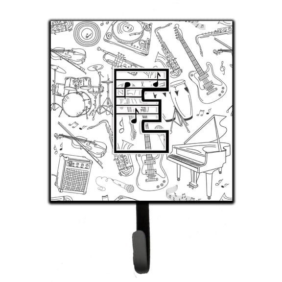 Letter E Musical Note Letters Leash or Key Holder