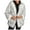White, variant on YDFCWXW Womens Fuax Winter Warm Fluffy Fur Parka Jacket Thick Plus Size Outerwear Overcoat White, XL