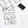 thumbnail image 6 of DIY Ladies Silicone Clear Stamps Friendship Transparent Stamps for Birthday Valentine's Day Cards Making DIY Scrapbooking Photo Album Decoration Paper Craft DIY, 6 of 8