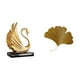 thumbnail image 1 of Estatua de resina de cisne, figura de cisne, decoración del hogar, escultura de ginkgo, adorno artístico de hierro forjado con diseño elegante, adecua, 1 of 8