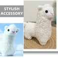 thumbnail image 3 of Lindo llavero de peluche de alpaca, adorable colgante de dibujos animados para llaves y bolsos, decoración de bolsos, llavero de peluche de alpaca colgante, 3 of 8