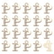 thumbnail image 1 of Uxcell 20 Pack Rhinestone P Letter Charm for DIY Bracelet/Wristbands/Jewelry Gold 0.39" x 0.51", 1 of 6