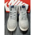 thumbnail image 3 of N I-K-E Air Force 1 High LV8 'Chenille Fluff Swoosh Shoe Size 11.5 Grey 806403-015, 3 of 6