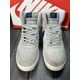 thumbnail image 3 of N I-K-E Air Force 1 High LV8 'Chenille Fluff Swoosh Shoe Size 11.5 Grey 806403-015, 3 of 6