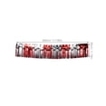 thumbnail image 2 of VERDANVERSE 6 Pcs Rideaux à Franges en Feuille Rouge pour Fond Transparent Décoration de Mariage, 2 of 6