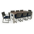 thumbnail image 1 of RST Brands Milo Espresso Wicker 9 Piece Patio Dining Set, 1 of 10