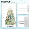 thumbnail image 7 of ZIATUBLE Hummingbird Hanging Kitchen Dish Towel Floral Hanging Hand Dry Towels Quick Dry Kitchen Hand Towels Pack of 2 with Hanging Loops Bathroom Hand Bath Towel Elastic Tea Towels, 7 of 7