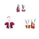 thumbnail image 5 of Kearding Portacubiertos de Navidad, bolsas de vajilla de dibujos animados, bolsa de tenedor de cuchara no tejida, de restaurante para el Tipo3, 5 of 6