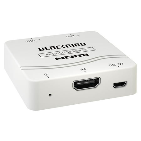 UPC: 0889028182741 | Monoprice Blackbird 4K/1080p 1×2 HDMI Splitter | 4K@30Hz  1 Source onto 2 Displays  USB Powered  For PS4  Apple TV  Roku  Xbox 360  Laptop  Blu-ray Players  etc