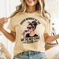 thumbnail image 3 of WDNC - We Do Not Care Club T-Shirt Unisex, Sizes S-5XL, Tbun, 3 of 5