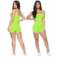 thumbnail image 3 of ZUARFY Women Sleeveless Bodycon Jumpsuit One Piece Sexy Spaghetti Strap Short Rompers, 3 of 19