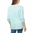 thumbnail image 3 of Gloria Vanderbilt Women's Penelope Solid Top (Coral Essence, 3X), 3 of 3