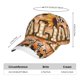 thumbnail image 2 of Fotbe I Love Fall Most Of All Gorro Clásico de Béisbol, Gorra Ajustable con Broche Snapback, Gorro de Exterior de Algodón Suave, 2 of 6