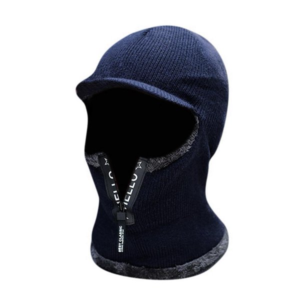 EZLIFE Gorro de protección auditiva engrosado Gorro cálido de invierno para hombre Bufanda Gorro de montar integrado * E3J3