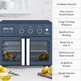 thumbnail image 2 of Martha Stewart 34QT French Door Air Fryer Toaster Oven 12-in-1 Combo, Blue, 2 of 5