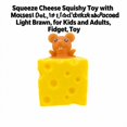 thumbnail image 3 of Squeeze Squishy Toy with Mouse Design, 1 Pack, Yellow and Light Brown, for Kids and Adults, Squeeze Toy, 3 of 3