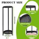 thumbnail image 2 of Soporte para plantas de 2 niveles Negro Hierro Estante de plantas 28.5 x 9.8 pulgadas 2 unidades, 2 of 7